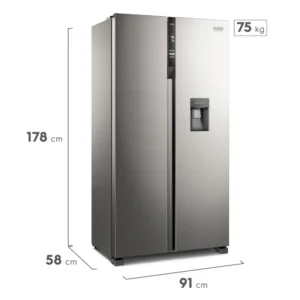 Refrigeradora Frigidaire 15 PCU Side by Side Inverter